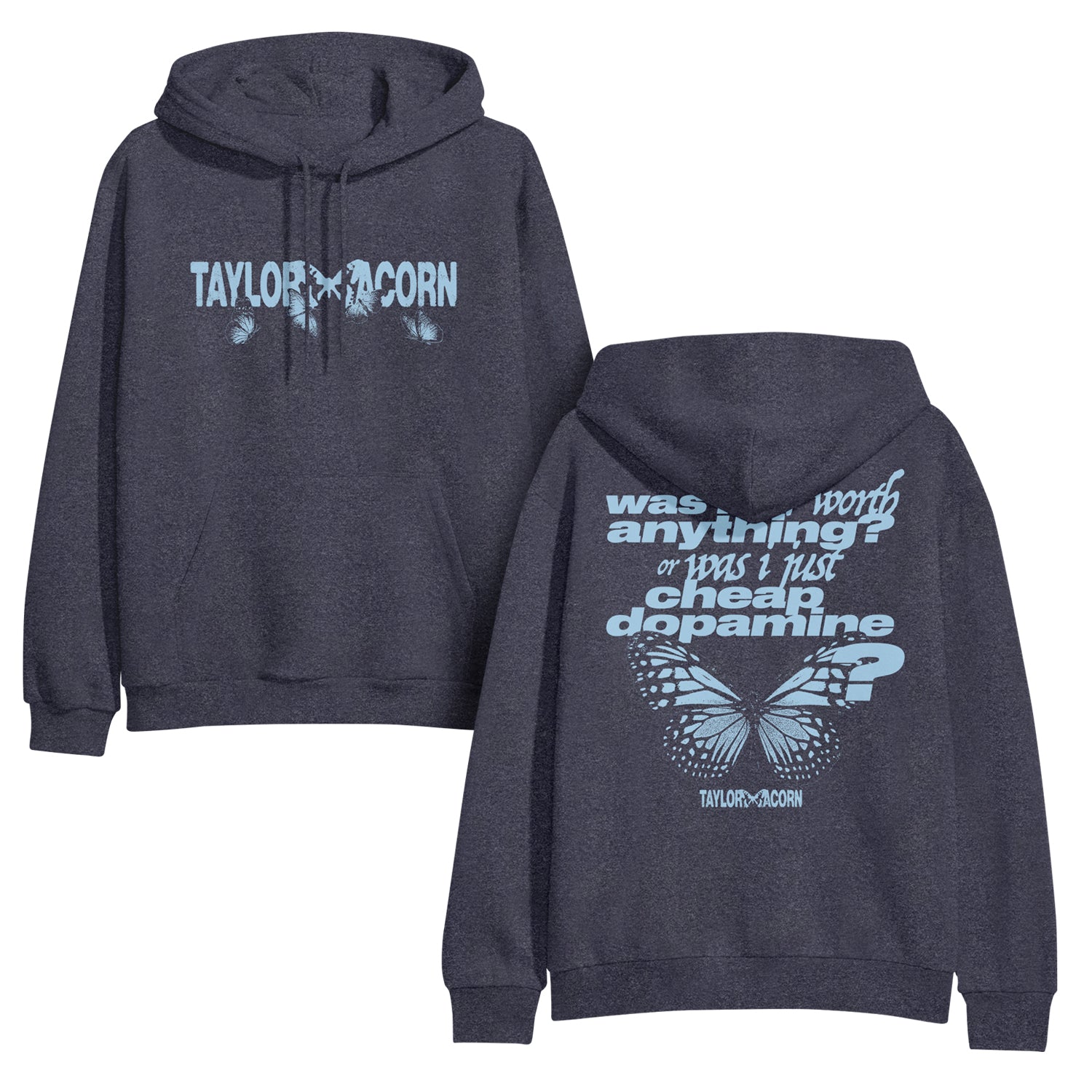 Cheap Dopamine - Navy Pullover – Taylor Acorn Merch